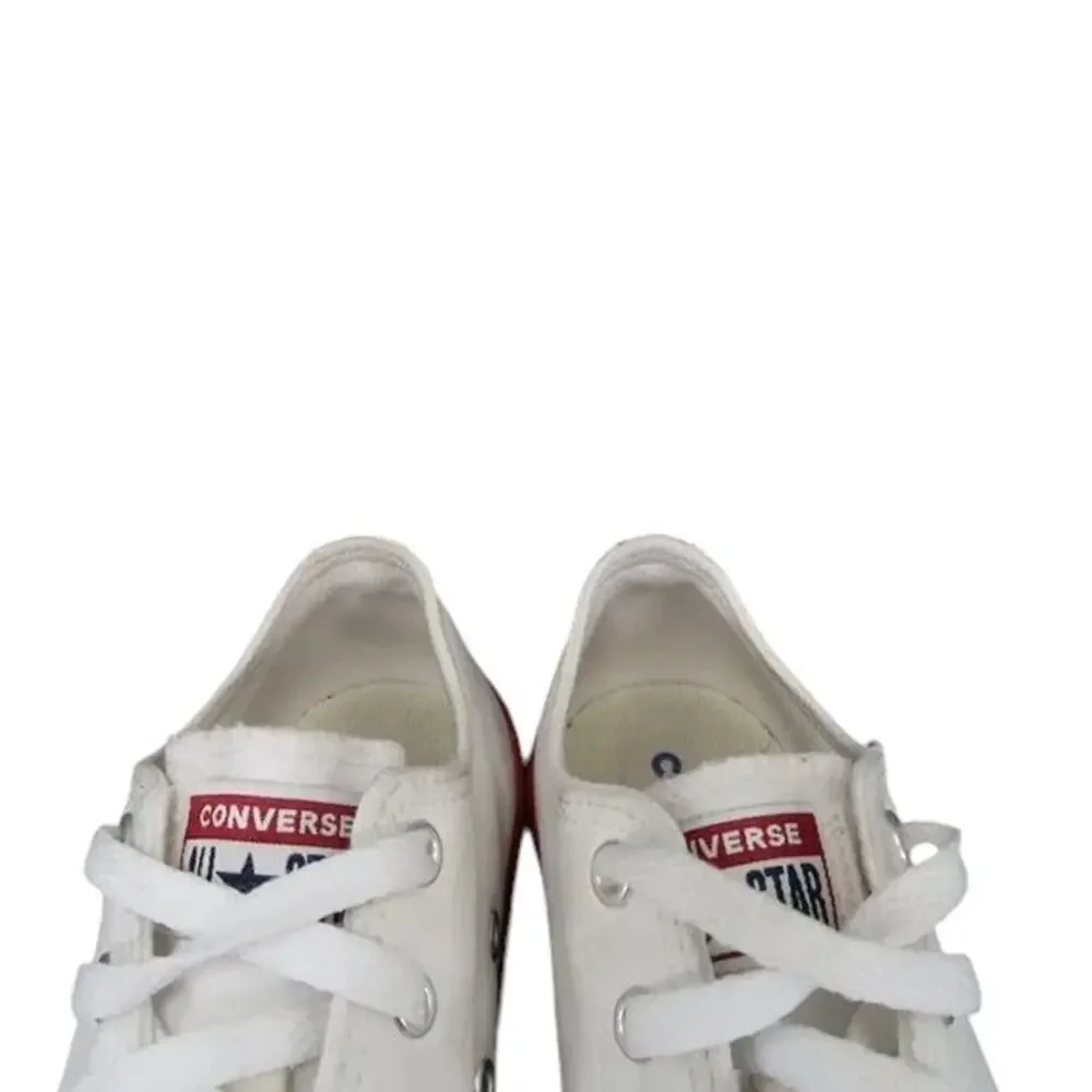 Converse Shoes Kids 1 Sneakers Chuck Taylor All Star Casual White Canvas Youth